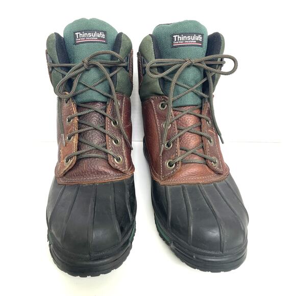 Nunn Bush Forest Green Duck Boot Thinsulate Thermal Insulated Men\'s Size 11 M main image 5